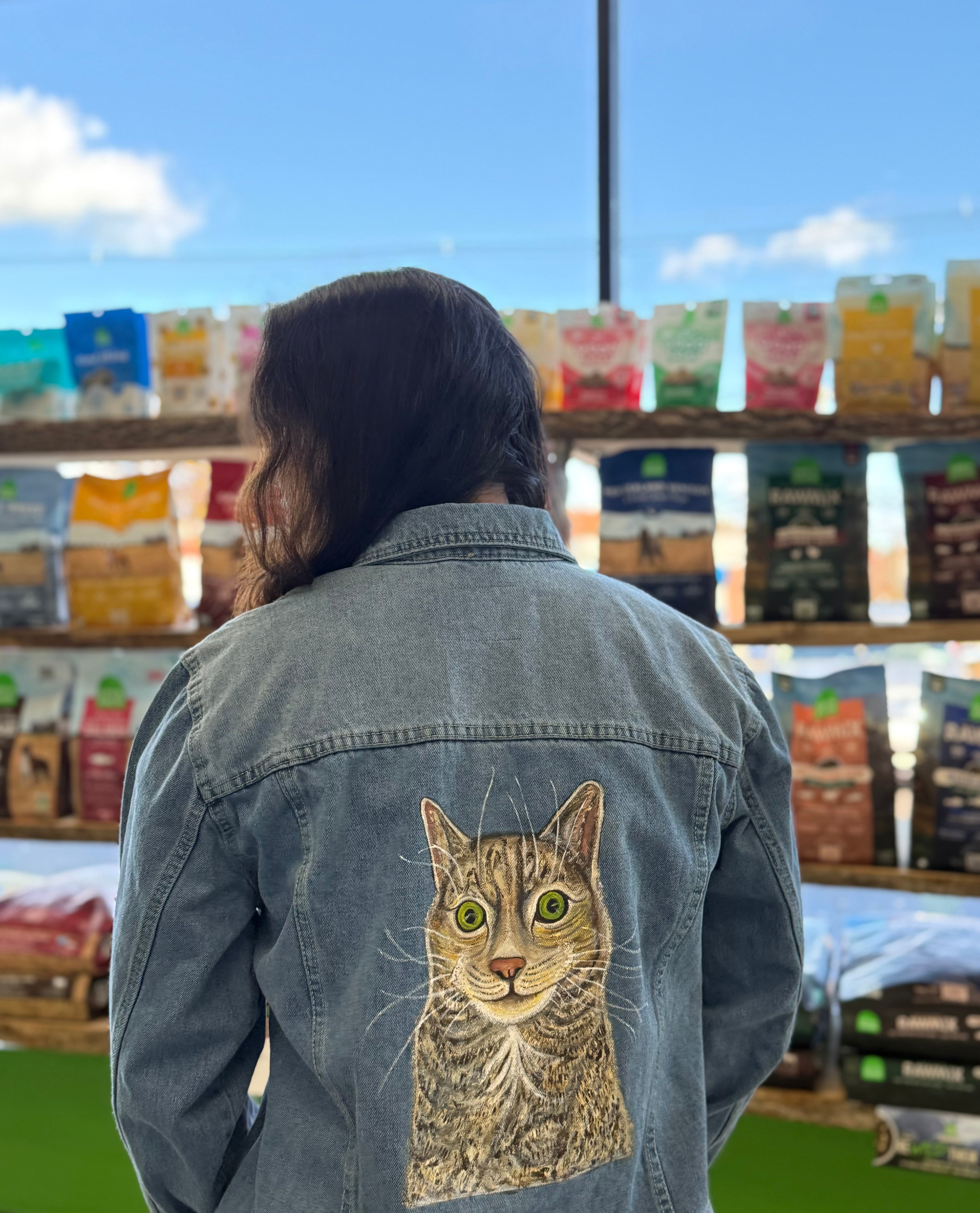 Pawcasso Custom Painted Denim & Leather Jackets