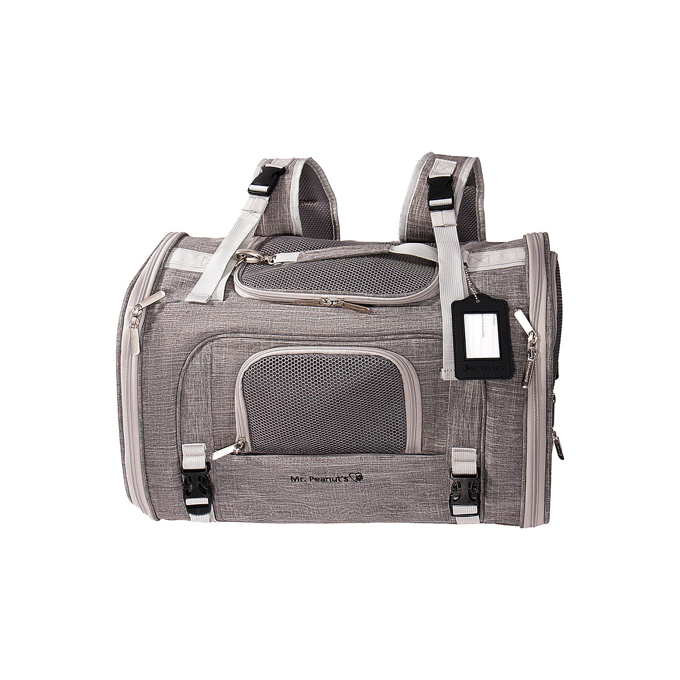 Mr. Peanut's Monterey Series Airline Compliant Horizontal Backpack Pet Carrier