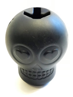 Magnum Sugar Skull Ultra-Durable Chew Toy & Treat Dispenser - Black