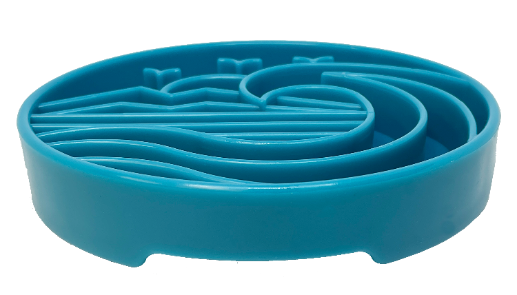 Baja Design eTray Enrichment Slow Feeder Tray for Dogs - Sea Foam