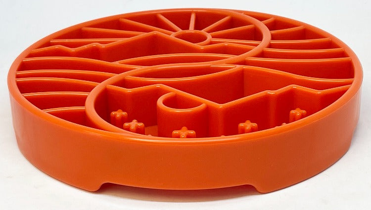 Sun and Moon eTray - Shallow Slow Feeder Dog Bowl for Enrichment | USA Made