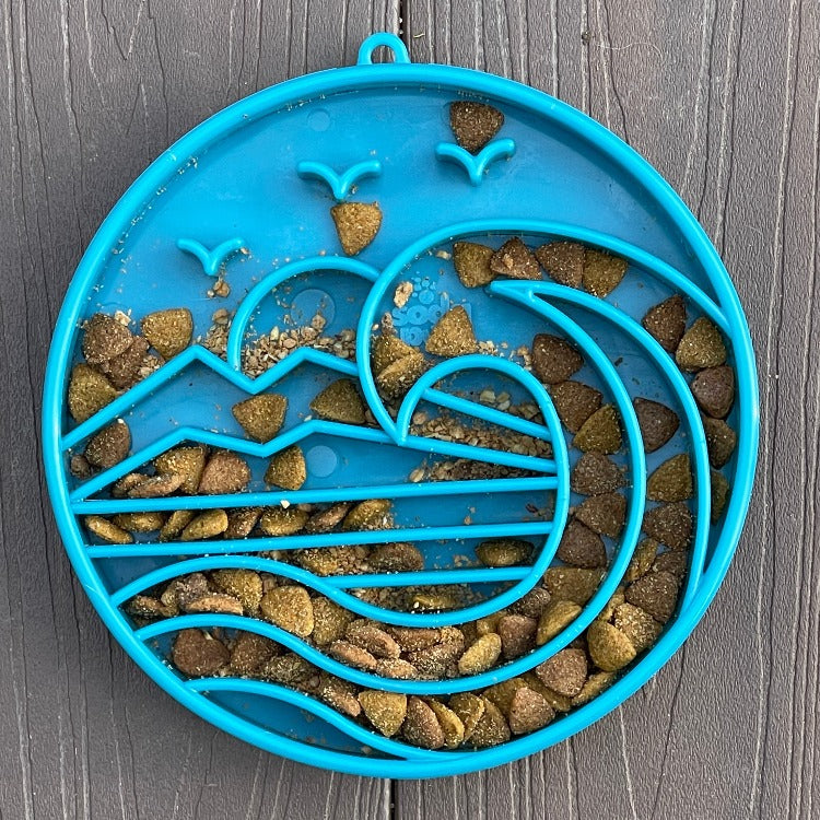 Baja Design eTray Enrichment Slow Feeder Tray for Dogs - Sea Foam