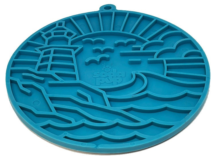 Lighthouse eMat Enrichment Lick Mat With Suction Cups