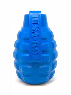 USA-K9 Grenade Durable Rubber Chew Toy & Treat Dispenser