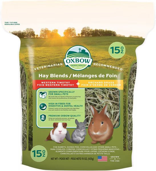 15oz Oxbow Hay Blends - Western Timothy & Orchard Hay