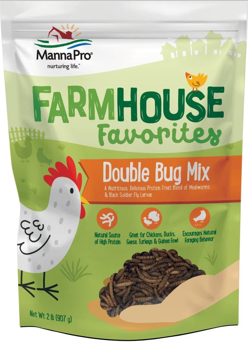 Manna Pro Farmhouse Favorites Double Bug Mix (2lb)