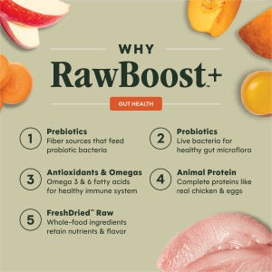 Instinct Raw Boost Whole Grain Gut Health w/ Chicken & Brown Rice (3.5lb)