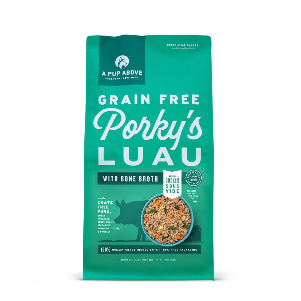 A Pop Above Grain Free Porky's Luau Fresh Dog Food (7lb)