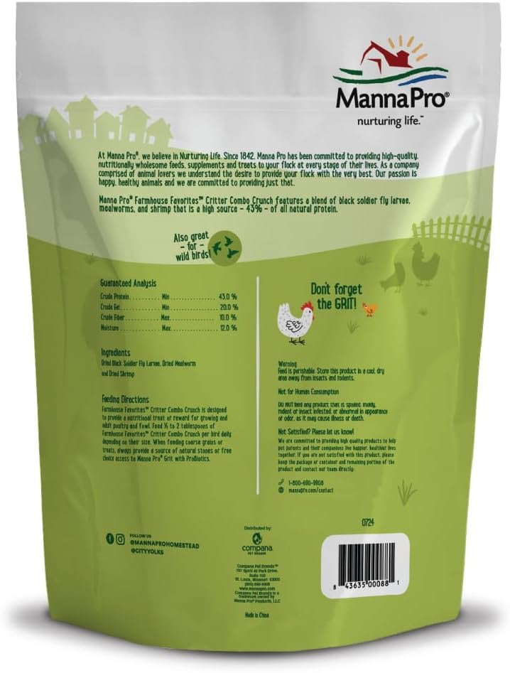 Manna Pro Farmhouse Favorites Critter Combo Crunch (2lb)