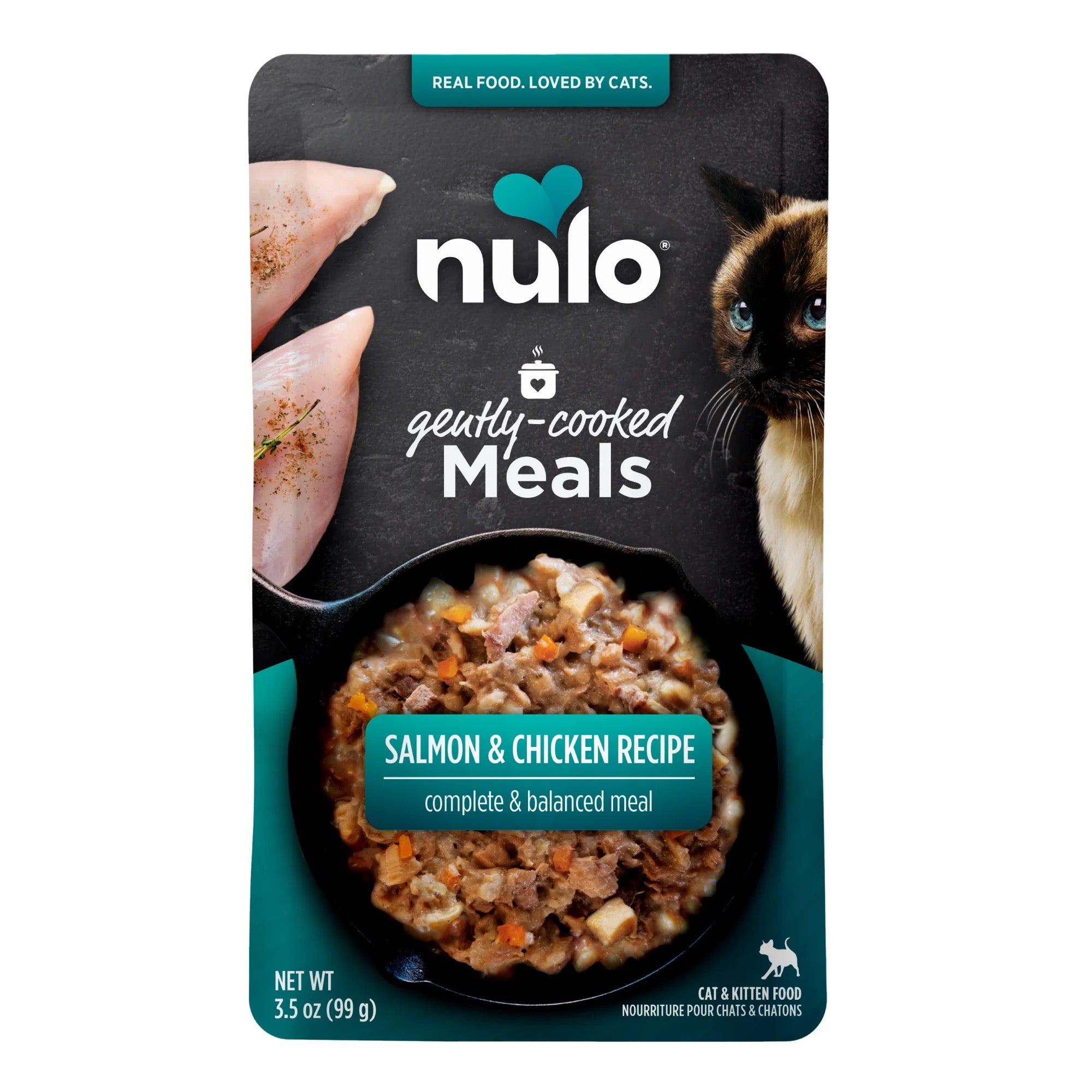 Nulo Gently Cooked Meals Salmon & Chicken Recipe Cat Pouch (3.5oz)