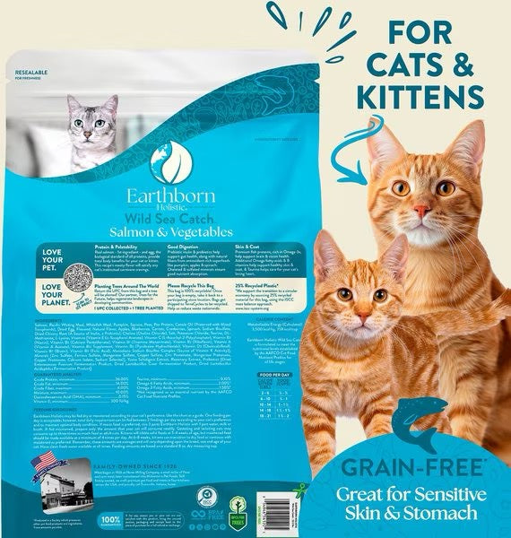 Earthborn Grain Free Wild Sea Catch Dry Cat Food