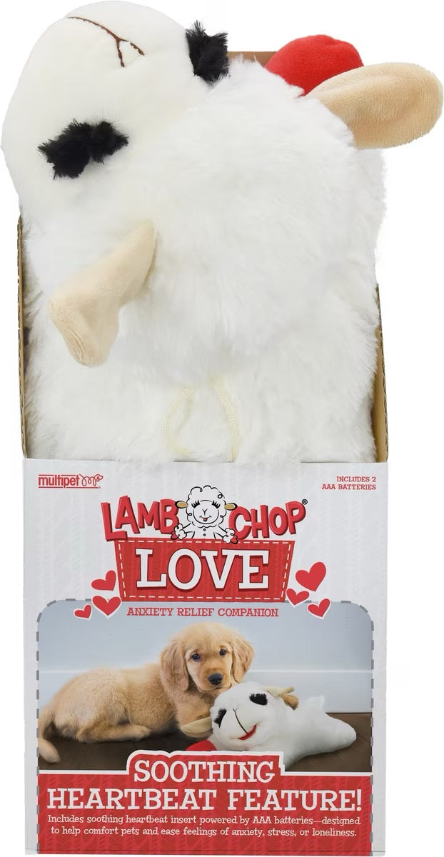 Multipet Lamb Chop Love w/ Heartbeat 17"