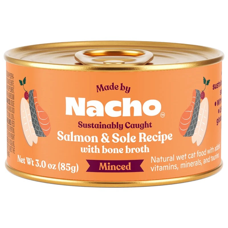Made By Nacho Minced Salmon & Sole Wet Cat Food (3oz)