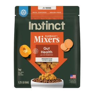 Instinct Raw Boost Mixers Gut Health Grain Free Freeze Dried Chicken Food Topper (12.5oz)