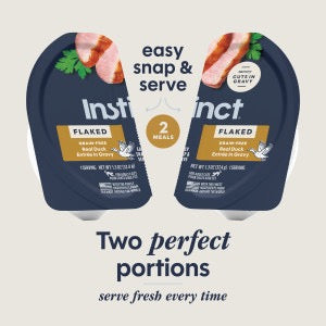 Instinct Flaked Grain Free Flaked Duck Split Cup Cat Food (2.64oz)
