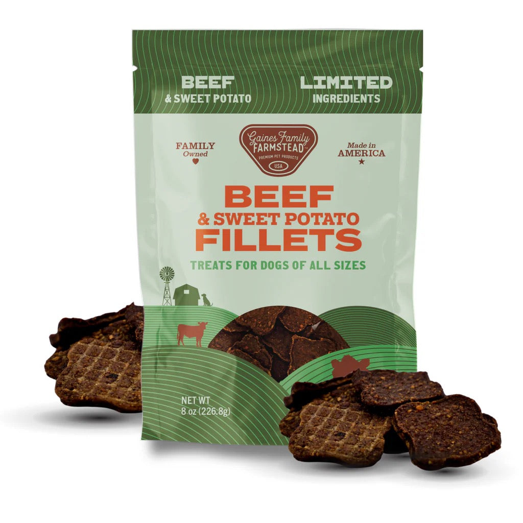 Gaines Family Farmstead Beef & Sweet Potato Fillets (8oz)