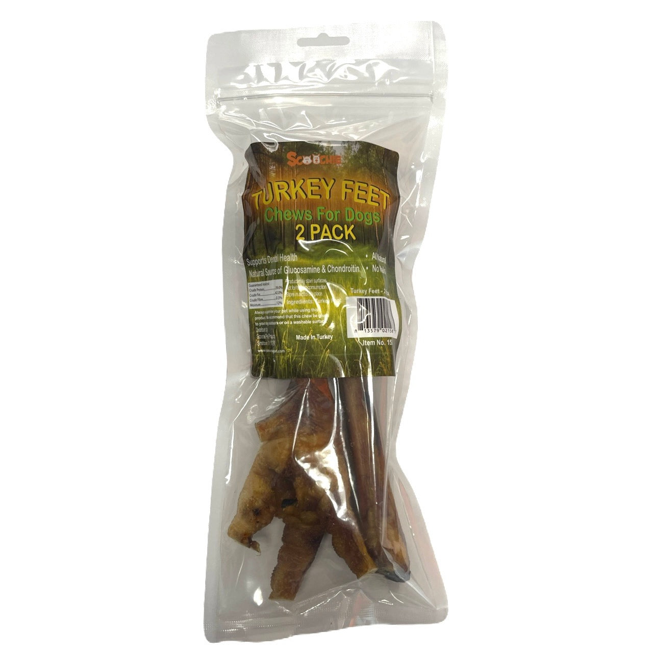 Scoochie Turkey Feet (2 Pack)