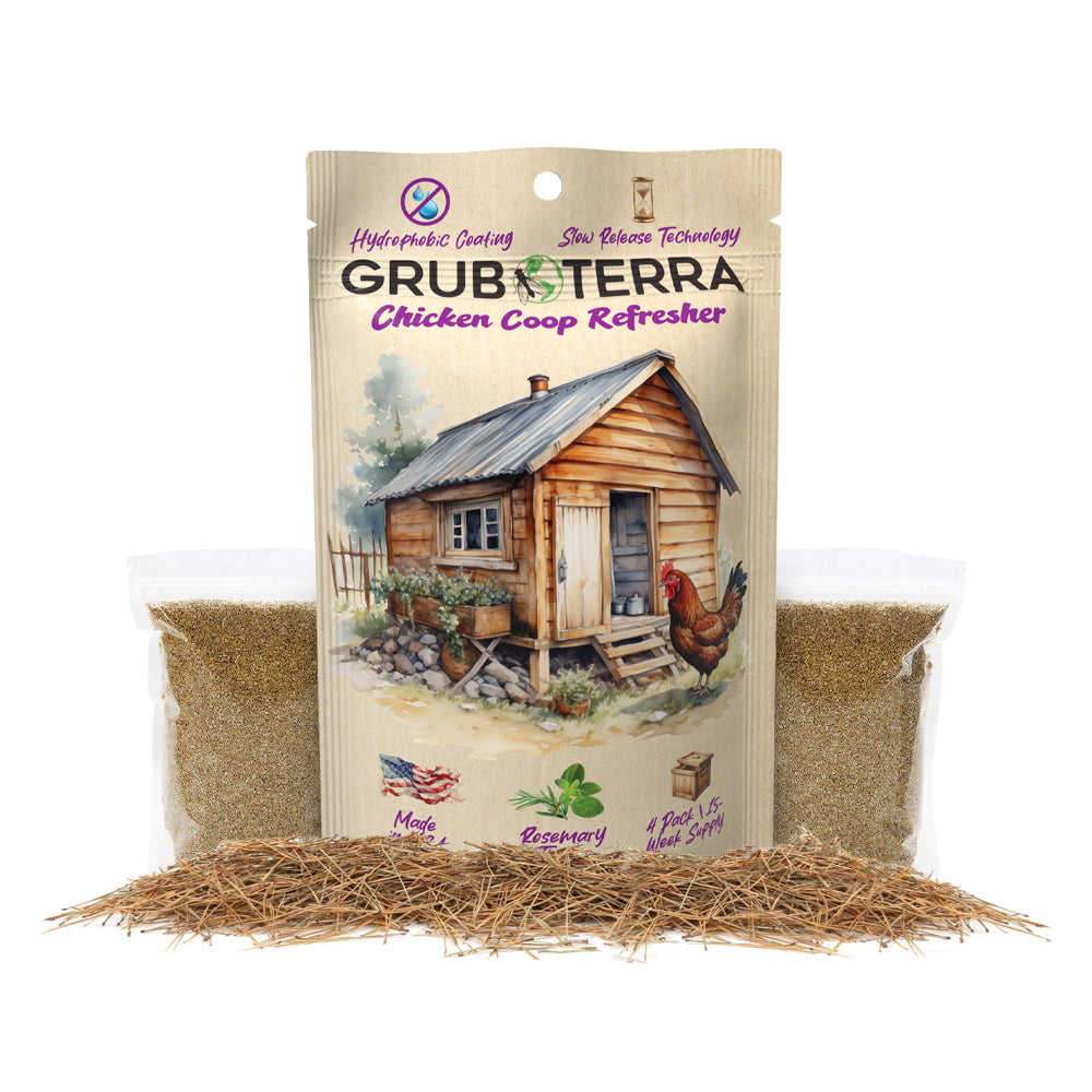 GrubTerra Coop Refresher. Keeps The Coop Smelling Fresh For Longer!
