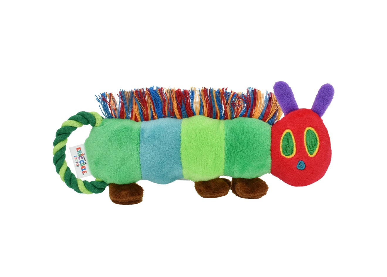 Multipet Hungry Caterpillar Tug Toy (9")