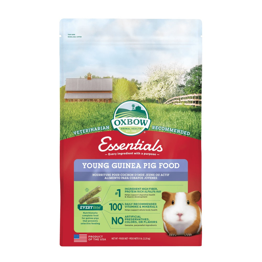 5lb Oxbow Essentials Young Guinea Pig Food