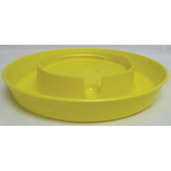 Little Giant Screw On Waterer Base (1 Gal / Yellow)