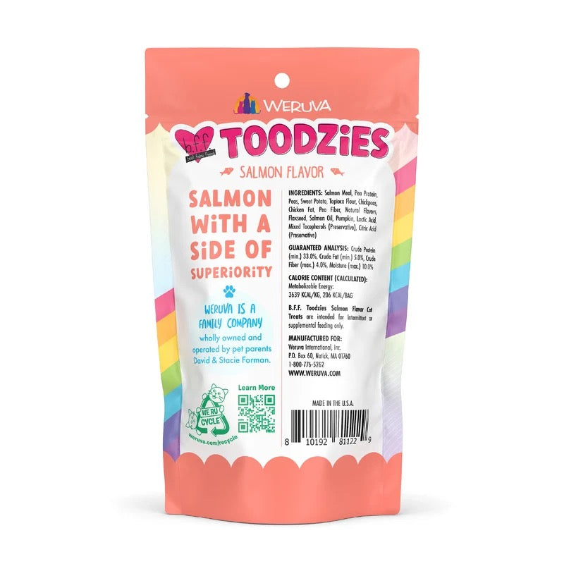 BFF Toodzies Salmon Crunchy Cat Treats (2oz)
