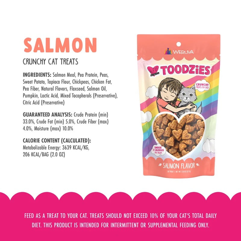 BFF Toodzies Salmon Crunchy Cat Treats (2oz)