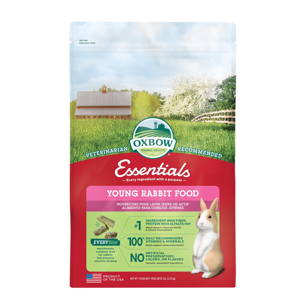 5lb Oxbow Essentials Young Rabbit Food