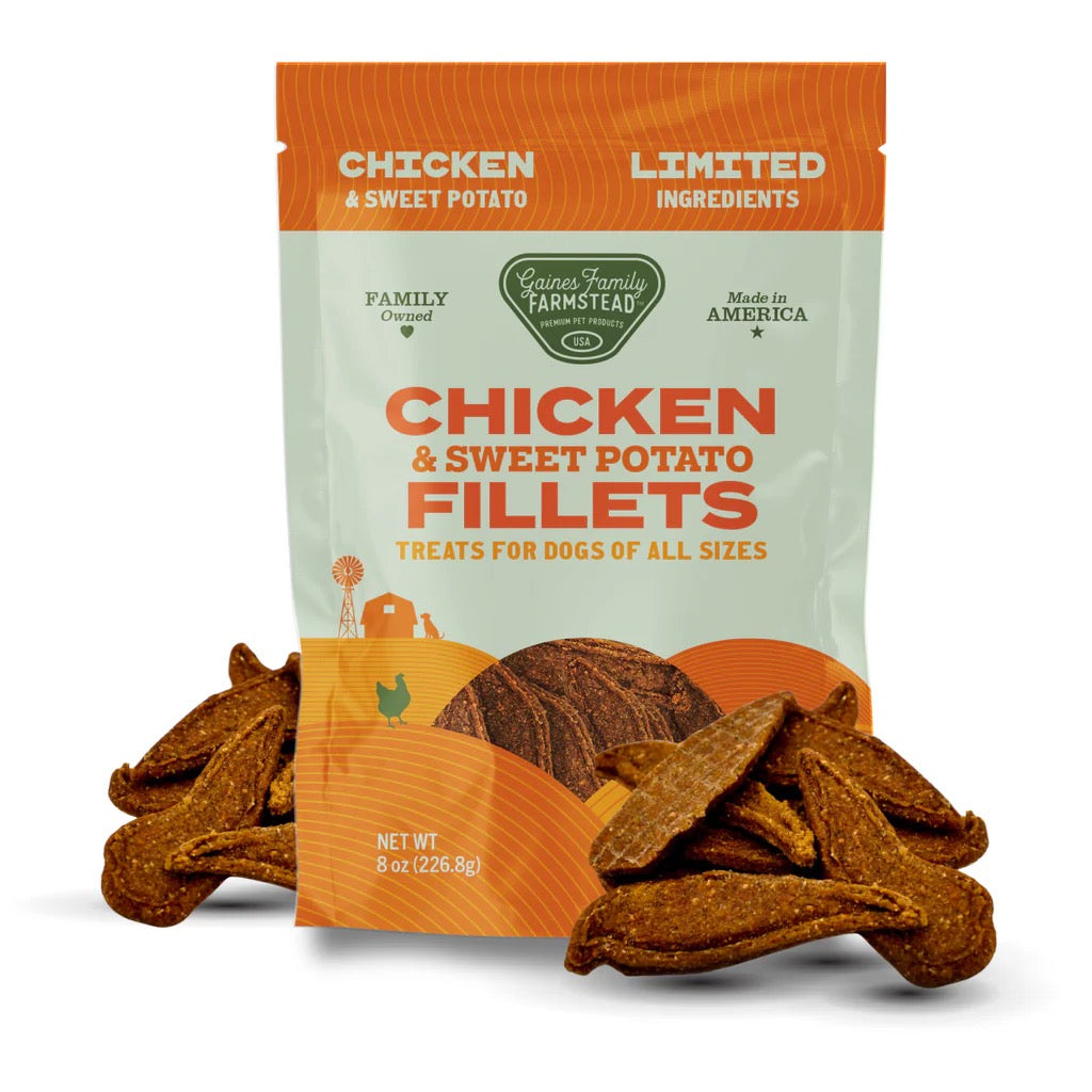 Gaines Family Farmstead Chicken & Sweet Potato Fillets (8oz)