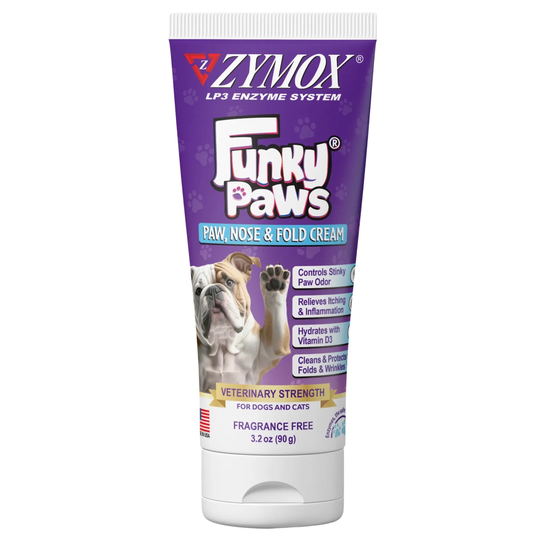 Zymox Funky Paws Cream (3.2 oz)