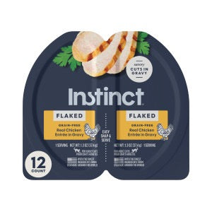 Instinct Flaked Grain Free Flaked Chicken Split Cup Cat Food (2.64oz)