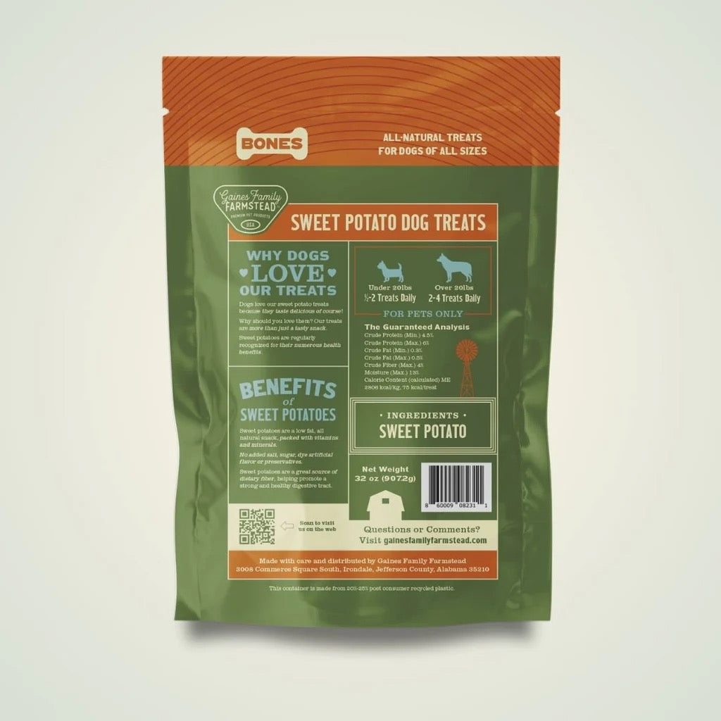 Gaines Family Farmstead Sweet Potato Bones (8oz)