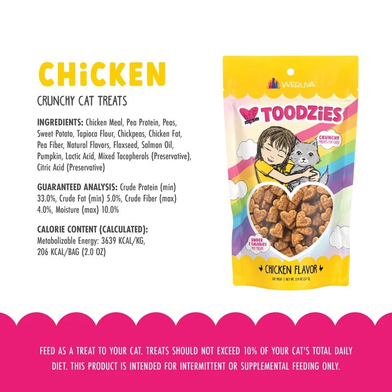 BFF Toodzies Chicken Crunchy Cat Treats (2oz)
