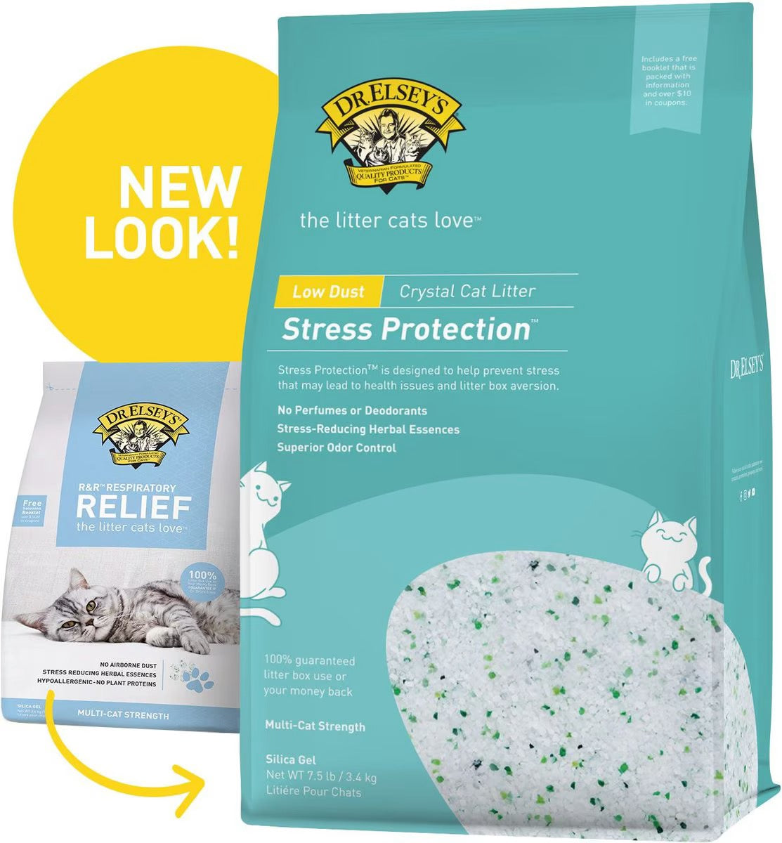 Dr Elsey's Stress Protection Crystal Cat Litter (7.5lb)