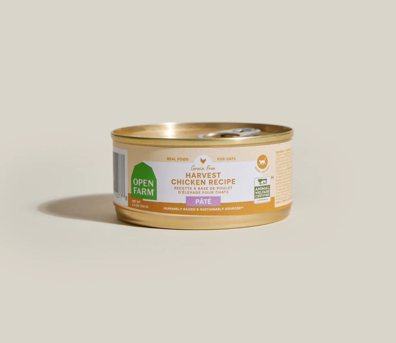 Open Farm Grain Free Harvest Chicken Pate For Cats (2.8oz)