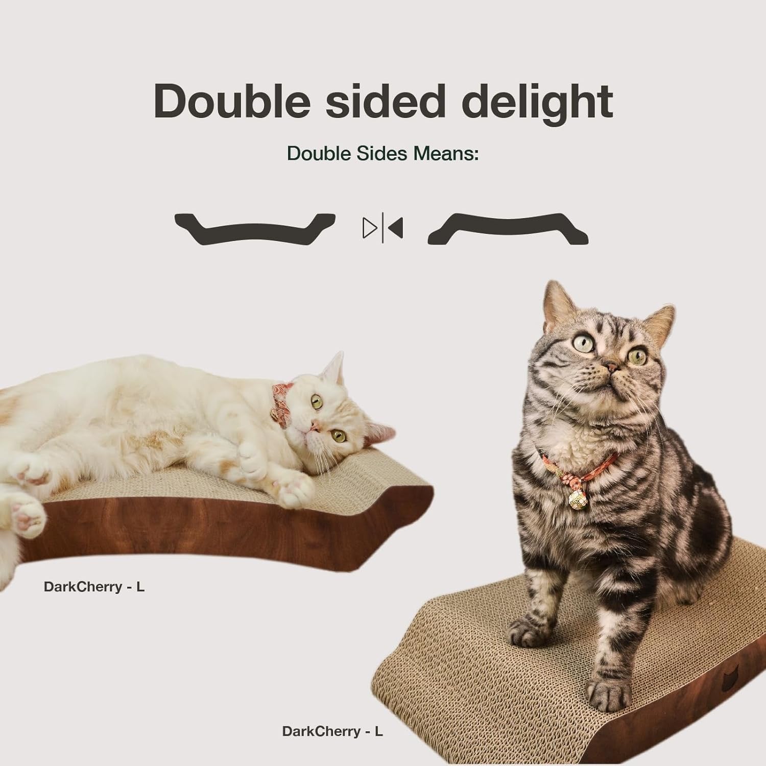 Necoichi Premium Comfort Reversible Cat Bed (Dark Cherry)