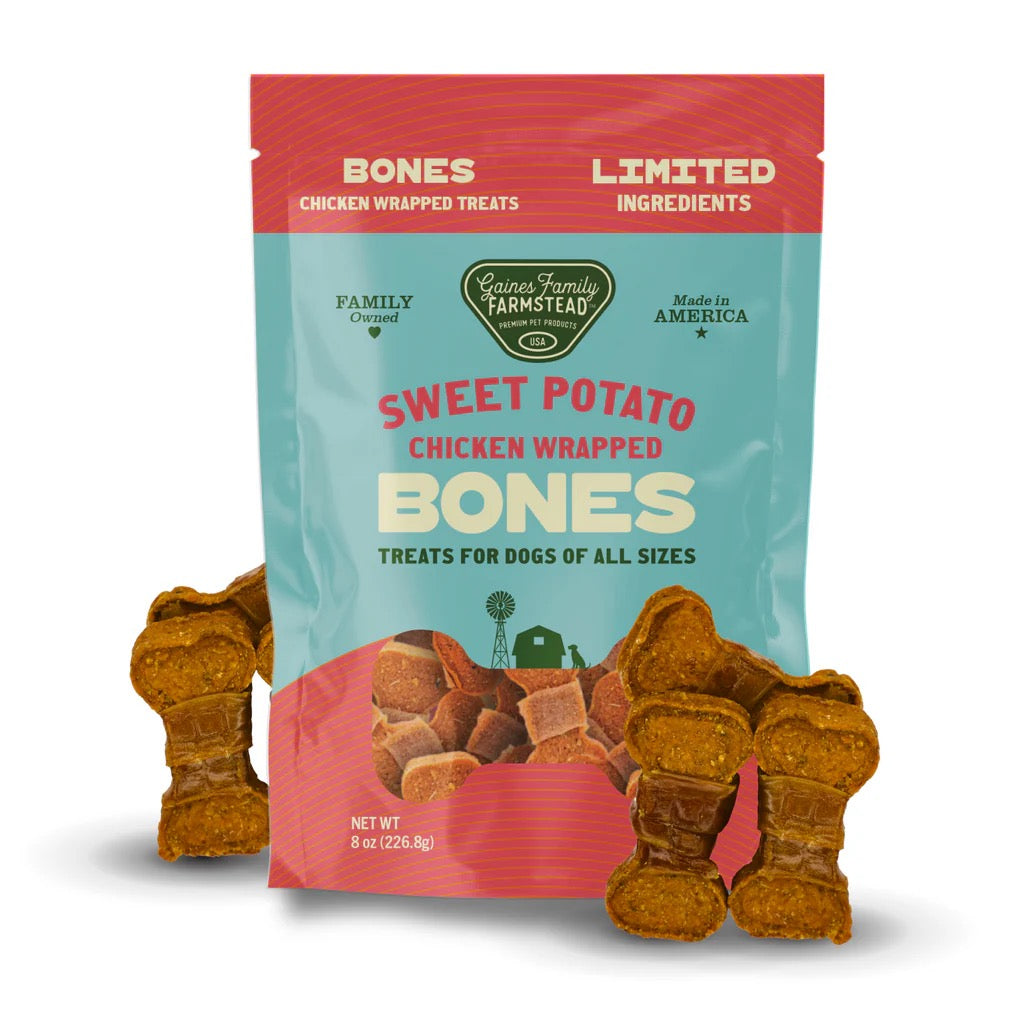 Gaines Family Farmstead Sweet Potato Chicken Wrapped Treats (8oz)