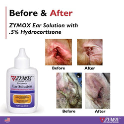 Zymox Pet Ear Solution w/Hydrocortisone (1.25oz)