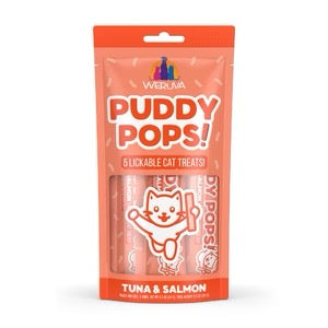 Weruva Puddy Pops Lickable Tuna & Salmon Treats (5 pack)