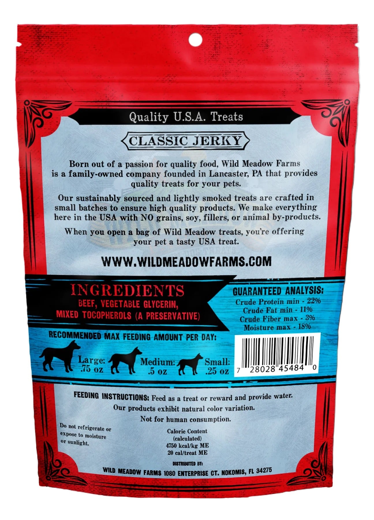 Wild Meadow Farms Classic Bites Beef Bites 3.5oz