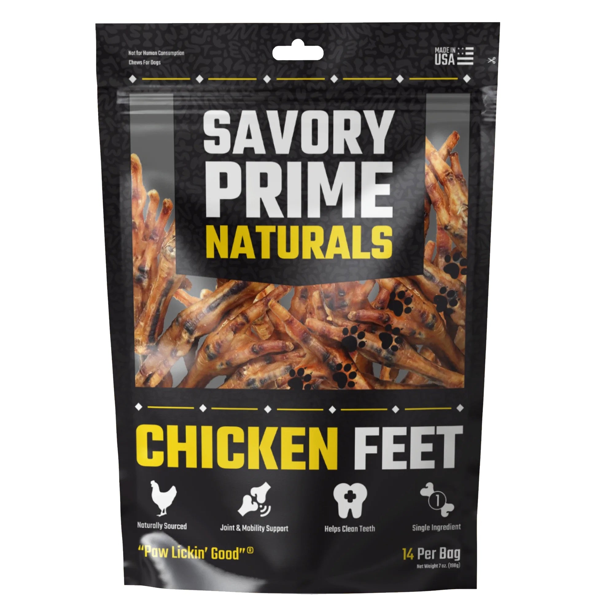 Savory Prime Naturals Chicken Feet (8oz)