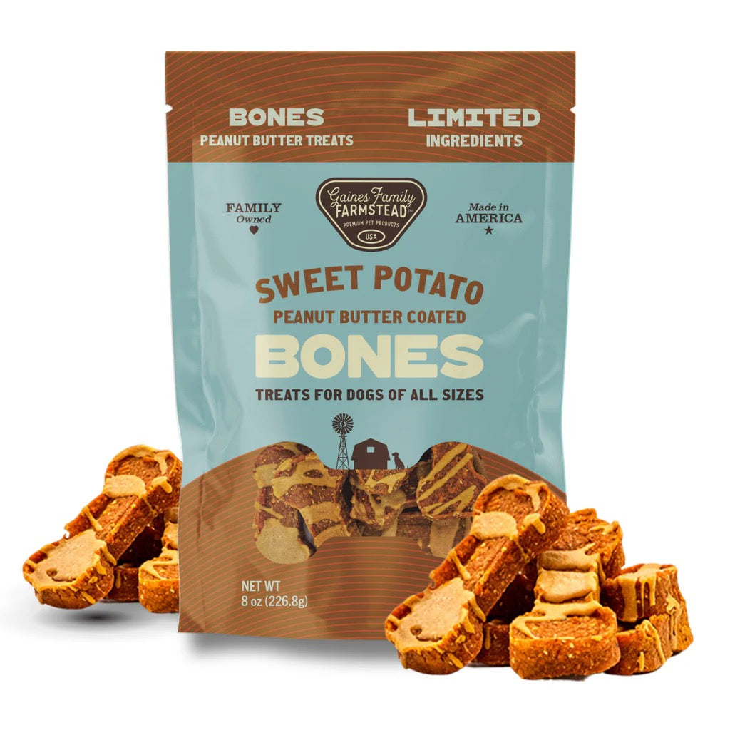 Gaines Family Farmstead Sweet Potato Peanut Coated Treats (8oz)