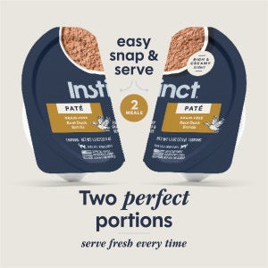 Instinct Pate Grain Free Duck Split Cup Cat Food (2.64oz)