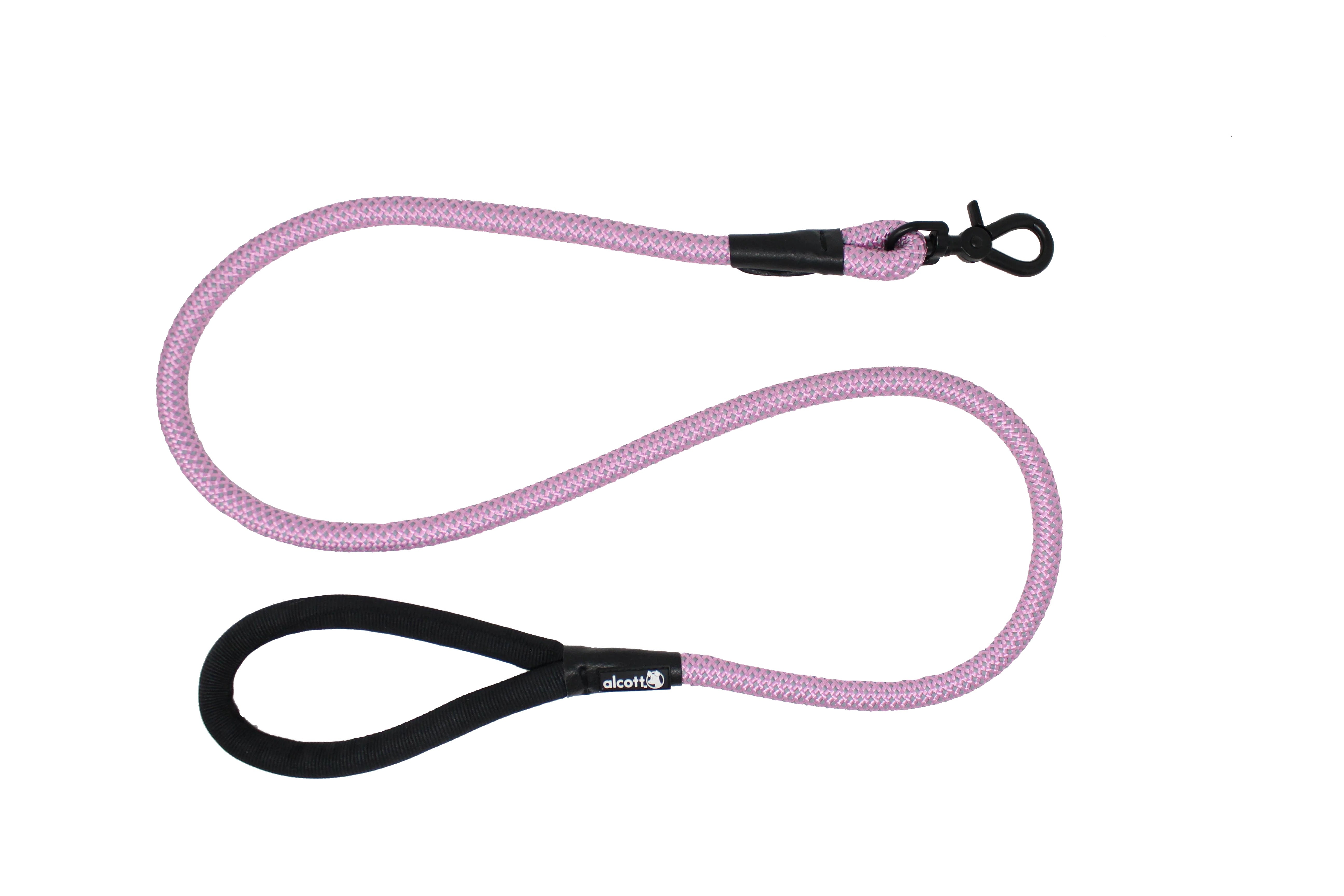 Alcott Bright Rope Leash (Pink|5ft)