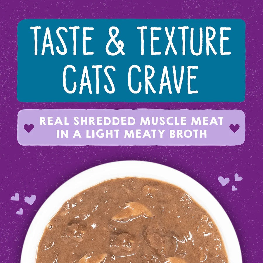 Stella & Chewy's Carnivore Cravings Savory Shreds Tuna & Mackerl in Broth (2.8oz)