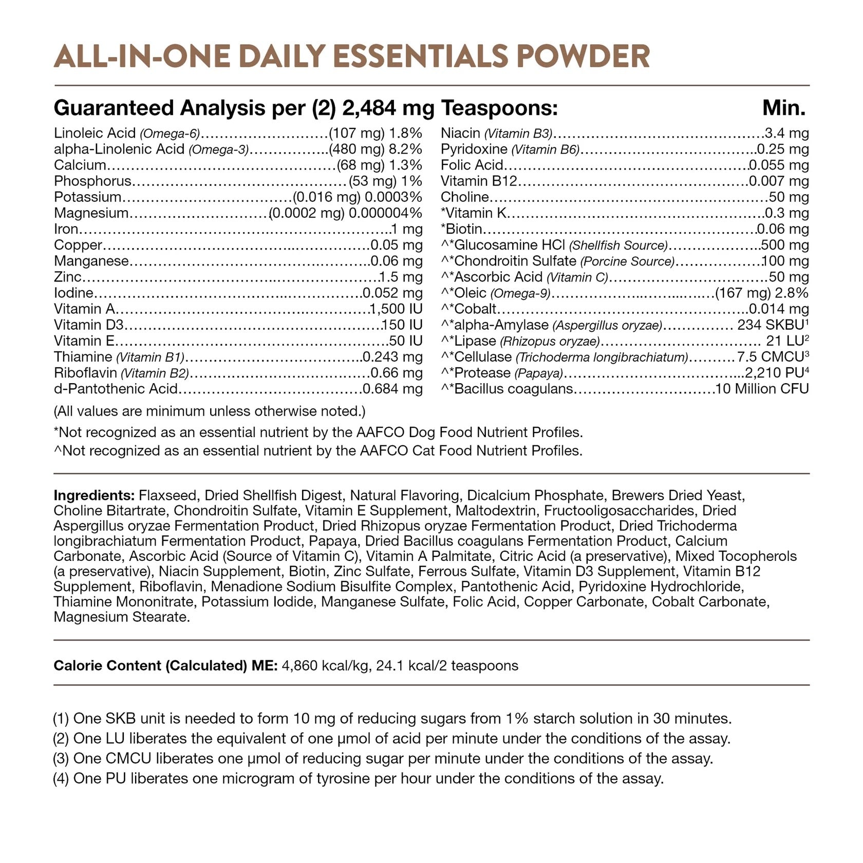 13oz NaturVet All in one Daily Enzymatic Powder