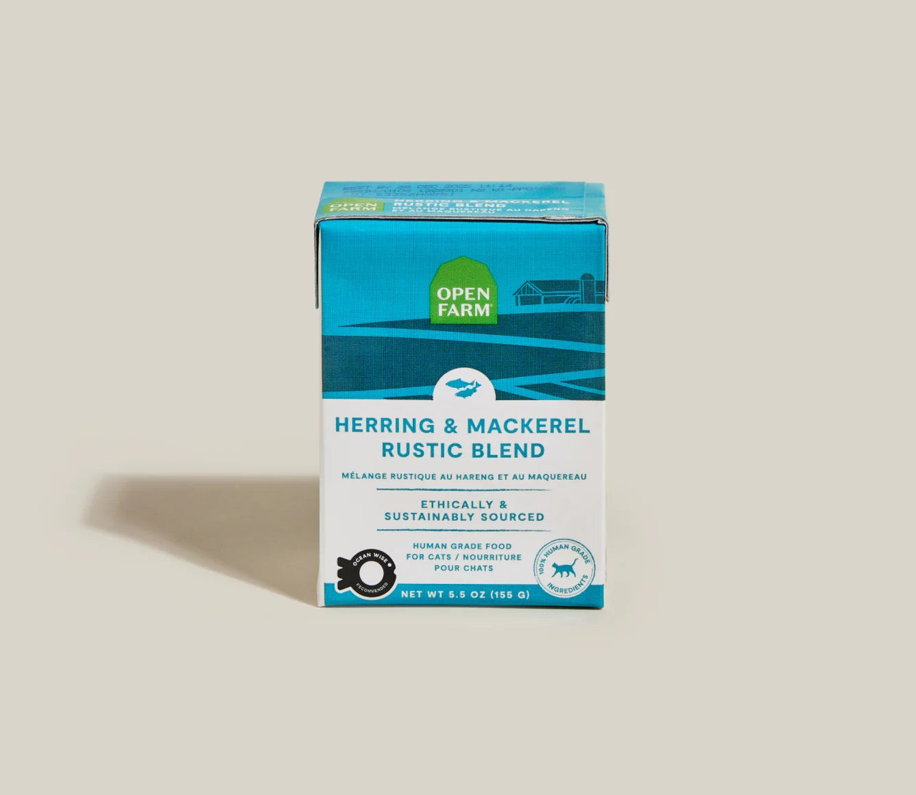 Open Farm Grain Free Herring & Mackerel Rustic Blend Wet Cat Food (5.5oz)