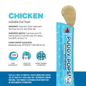Weruva Puddy Pops Lickable Chicken Treats (5 pack)