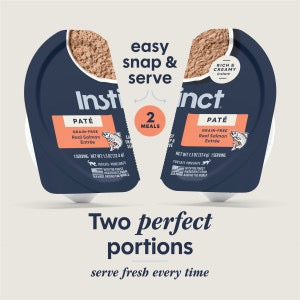 Instinct Pate Grain Free Salmon Split Cup Cat Food (2.64oz)