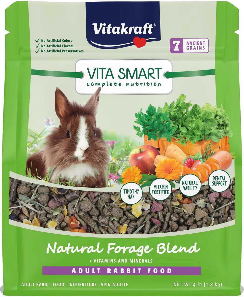 4lb Vitakraft Vita Smart Adult Rabbit Food